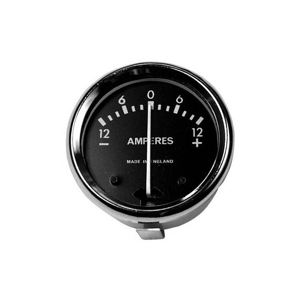 Amperemeter 12A sort