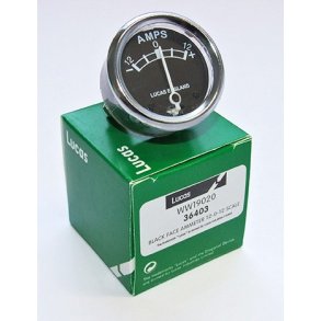 Amperemeter Lucas, 12A sort