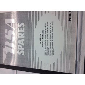 Reservedelskatalog BSA A7/A10 1958-