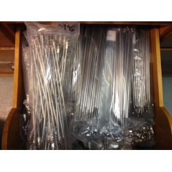 Eger, rustfrie og galvaniserede