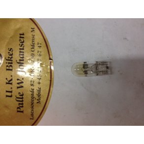 Pre til speedometer ure mv. 12V, 2 W