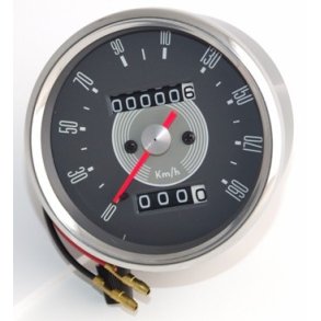 Speedometer Triumph 1966-70, gr, replica