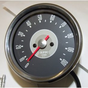 Omdrejningstller BSA 1967-70, gr, replica