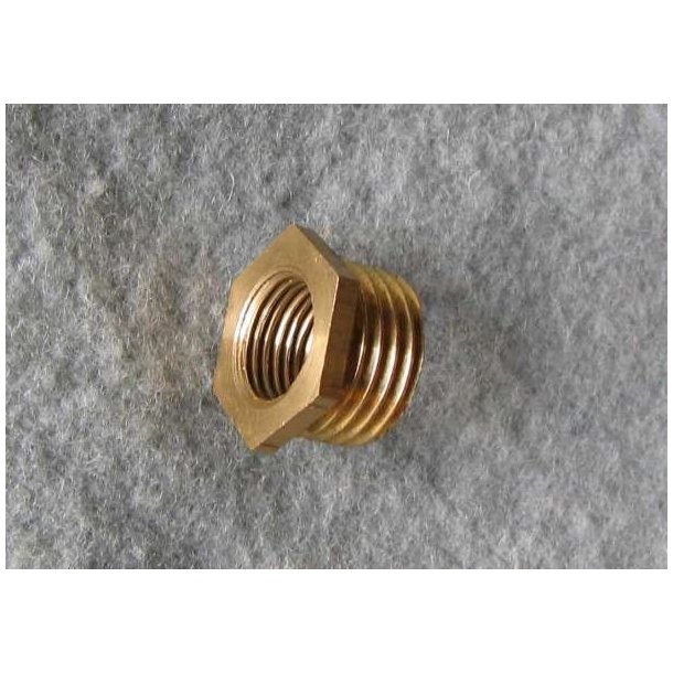 Benzinhaneadapter, 1/8" til 1/4"