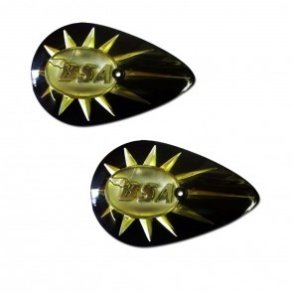 Tankmrke BSA, preformet, sort