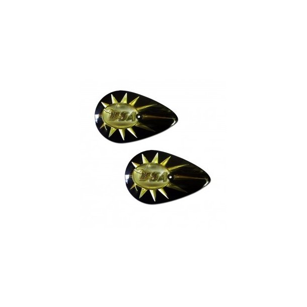 Tankmrke BSA, preformet, sort